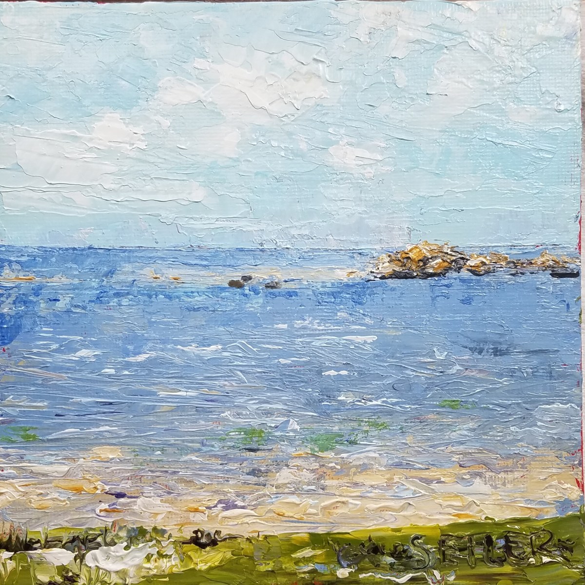 I Love the Beach #13 by Jill Seiler 