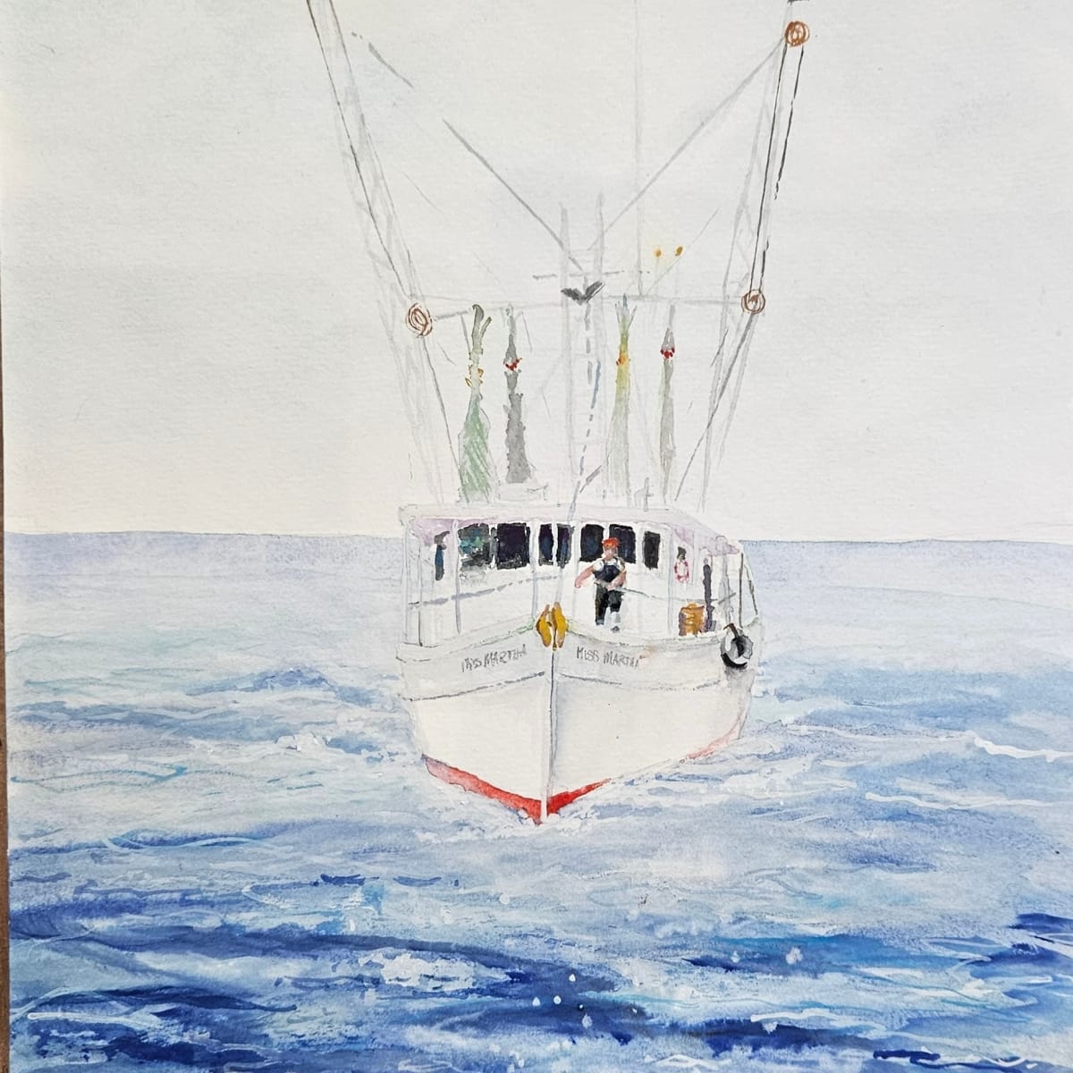 Miss Martha Inbound by Jill Seiler  Image: You know I love this boat.  She's 90 years young and still working.  My hero.  