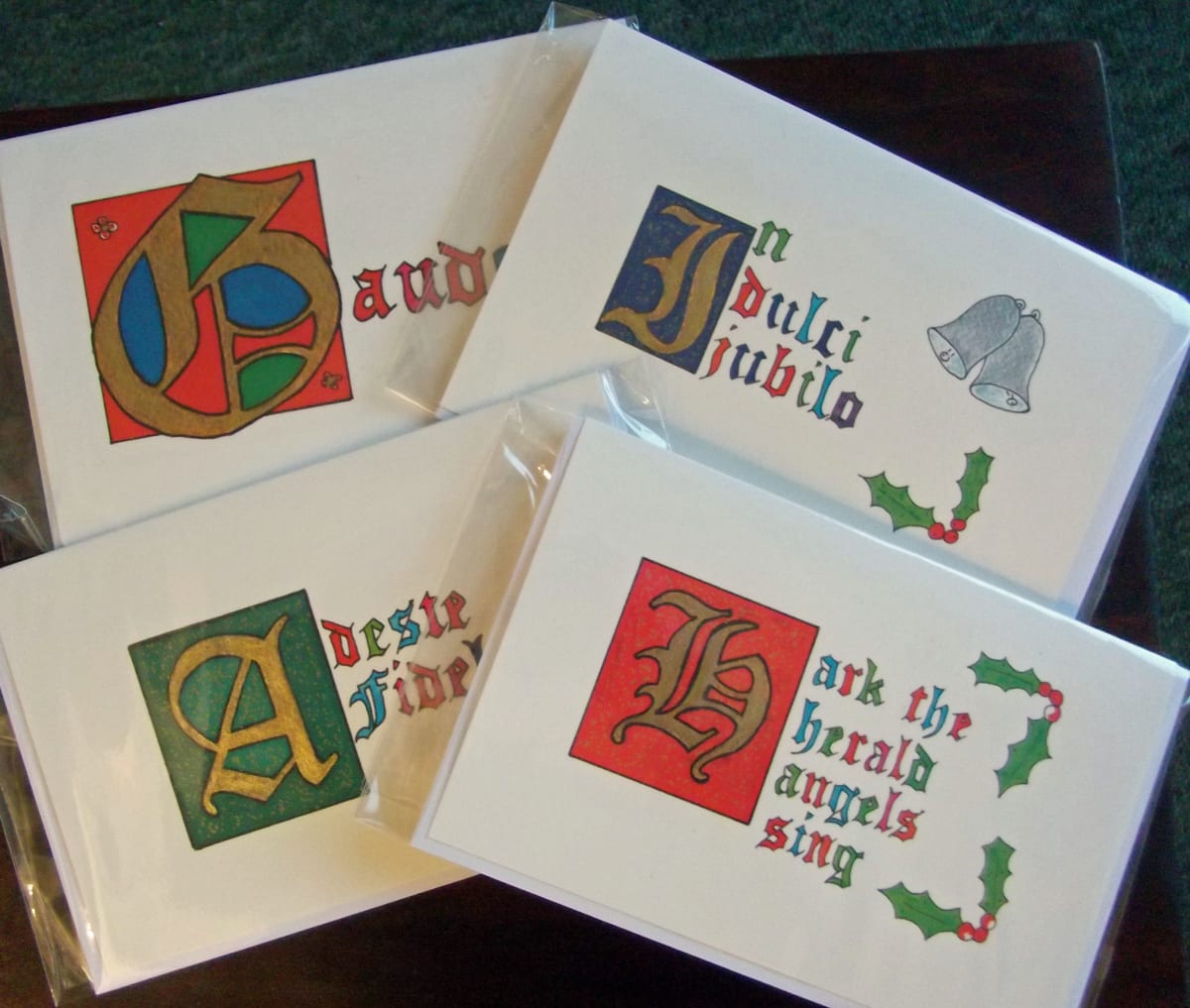 Assorted Hand Finished Greetings Cards by Bob Walsh  Image: HAND FINISHED GREETINGS CARDS (from Original Illuminated Artwork) by Bob Walsh