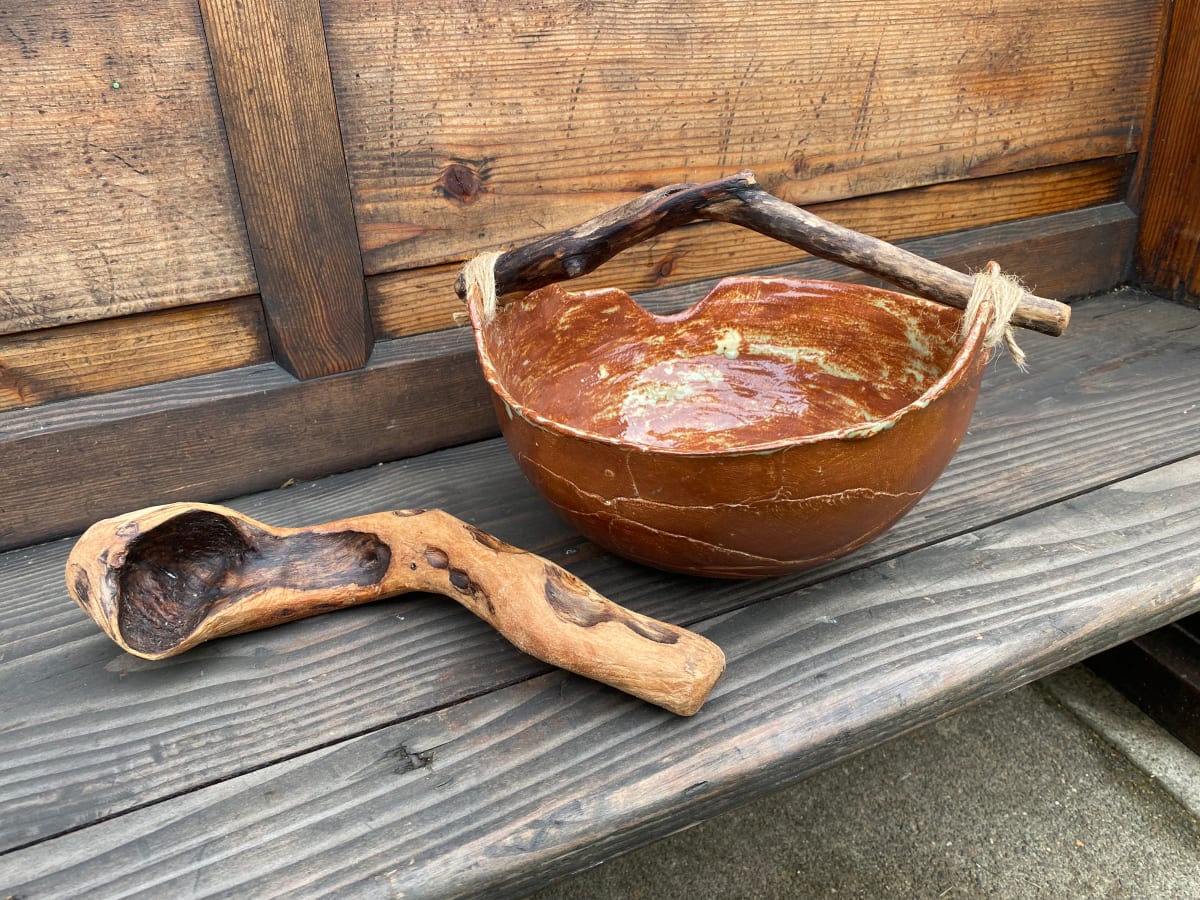 Large Bowl with Driftwood by Sharon Robins  Image: Large Bowl with Driftwood by Sharon Robins