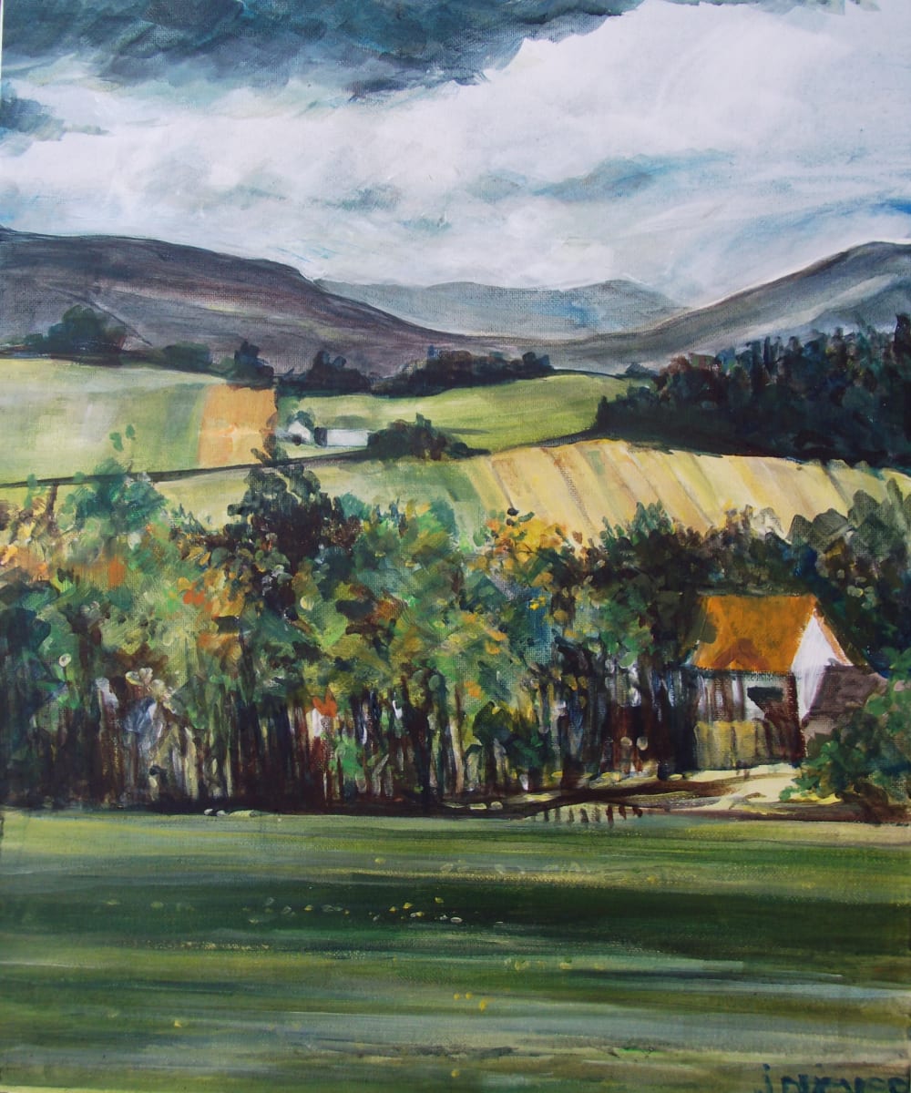 Up The Hill, Kirriemuir by Judith Drever  Image: Up The Hill, Kirriemuir by Judith Drever