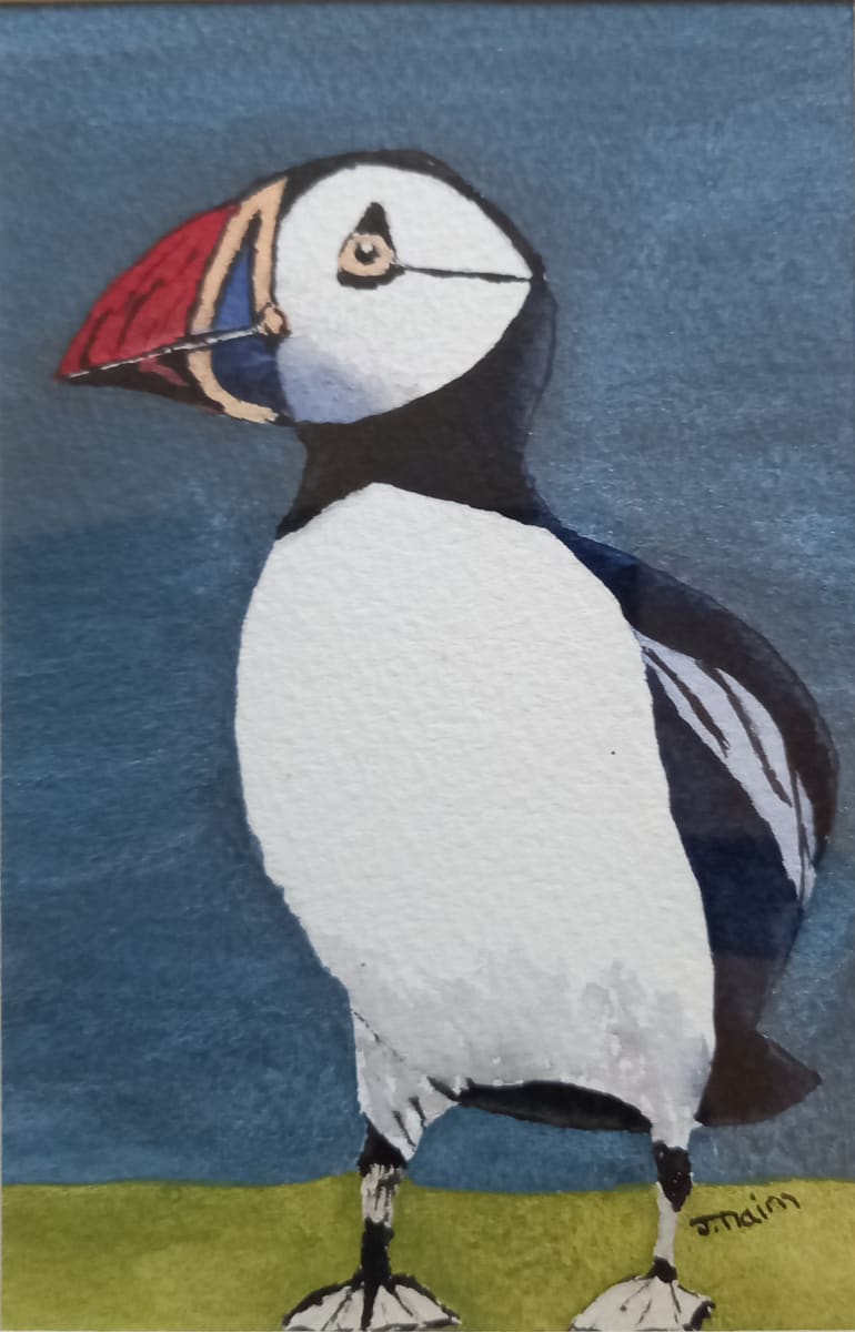 Puffin by Jayne Nairn  Image: PUFFIN by Jayne Nairn