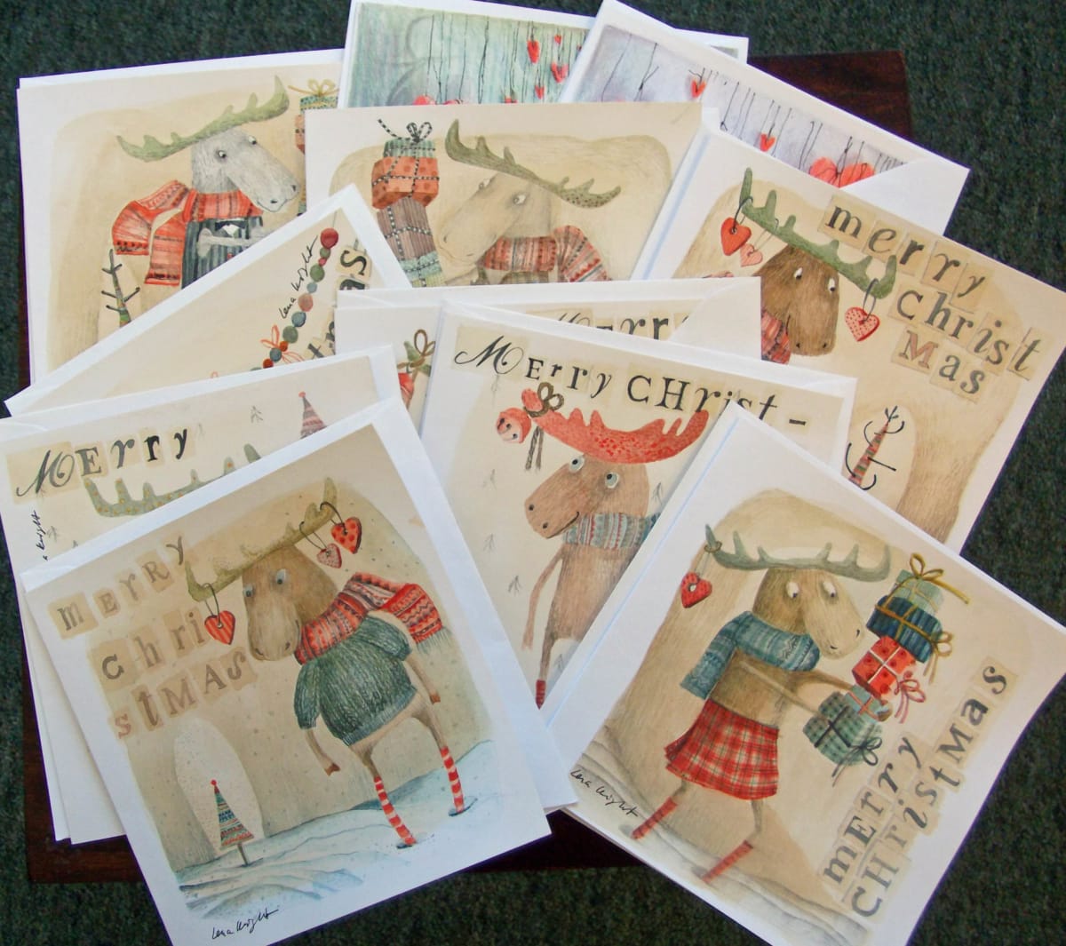 Assorted Greetings Cards by Lena Knight by Lena Knight  Image: ASSORTED ORIGINAL ARTWORK GREETINGS CARDS by Lena Knight