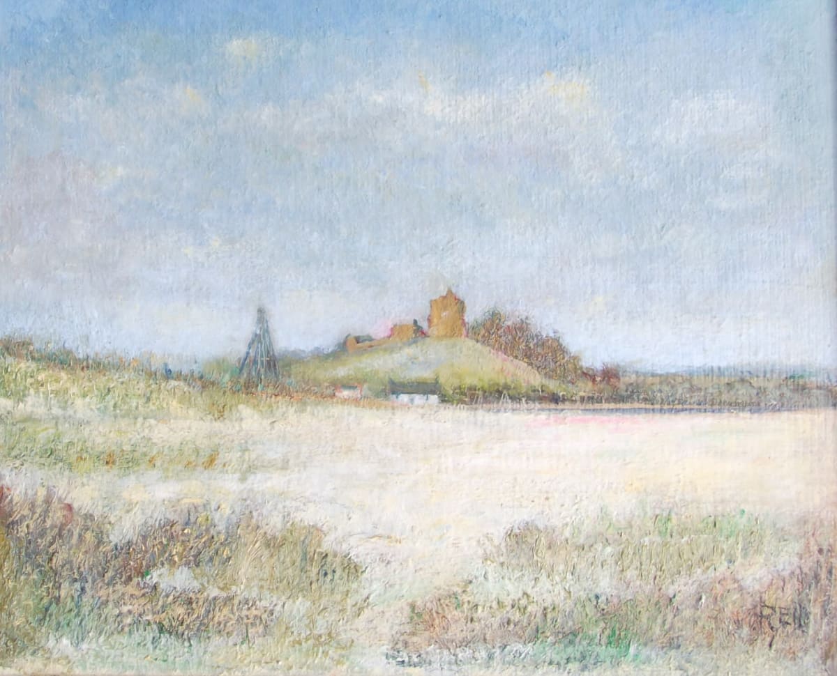 Lunan Bay: Red Castle by Robert Lawrie Reid  Image: Lunan Bay: Red Castle by Robert Lawrie Reid