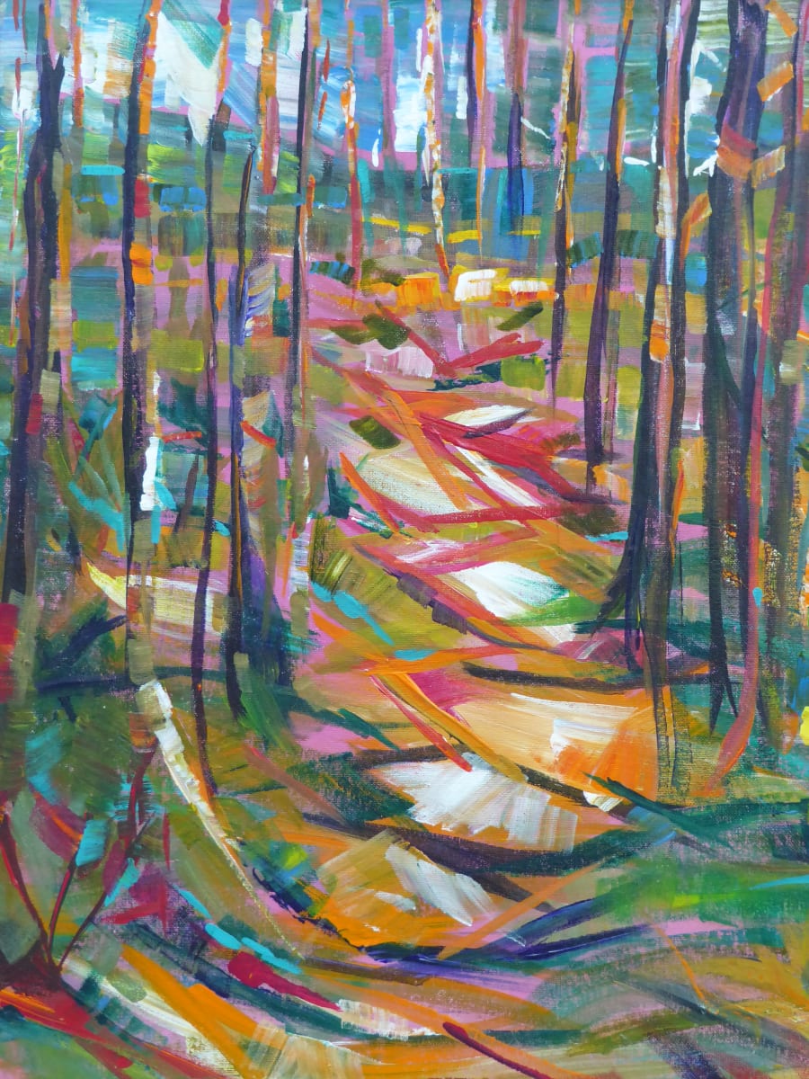 Meikleour Woods by Mary Brown  Image: MEIKLEOUR WOODS by Mary Brown