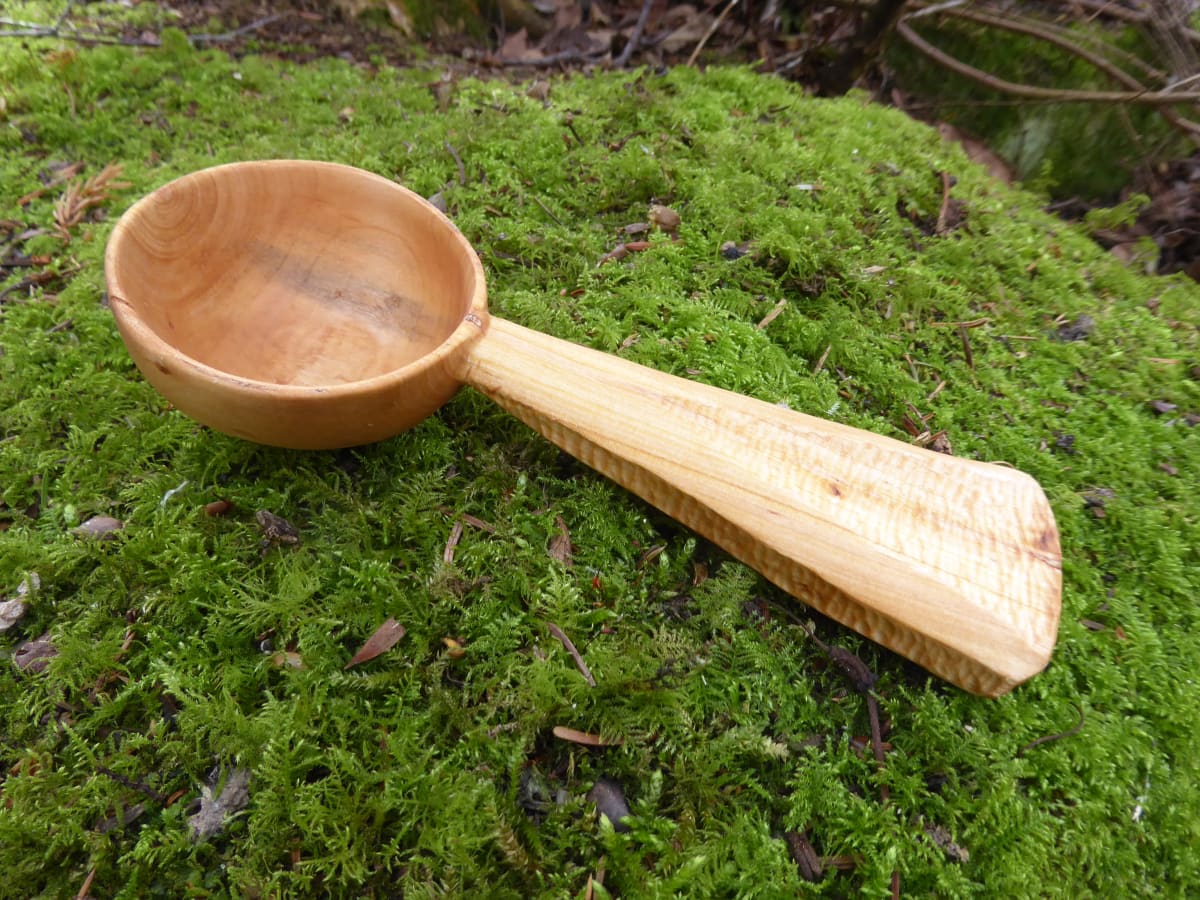 Alder coffee spoon by Hugh Marshall Fearn  Image: ALDER COFFEE SPOON by Hugh Marshall-Fearn