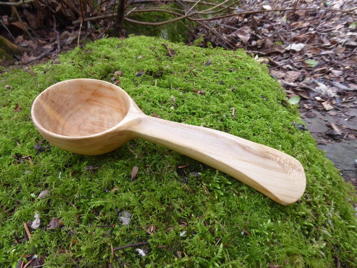 Sycamore coffee spoon by Hugh Marshall Fearn  Image: SYCAMORE COFFEE SPOON by Hugh Marshall-Fearn