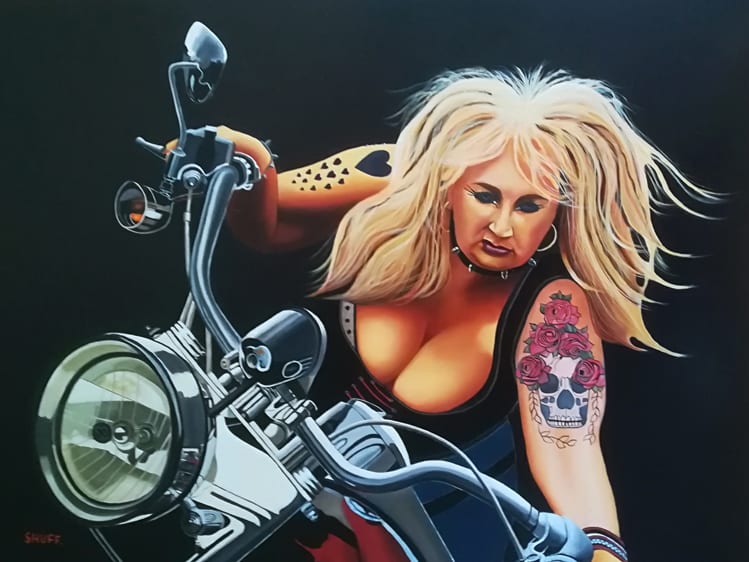 BADASS Giclee Prints by Valerie Shuff  Image: BADASS GICLEE PRINTS by Valerie Shuff