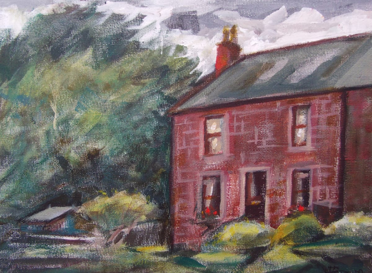 A House in the Wee Red Toon by Mary Brown  Image: A House in the Wee Red Toon by Mary Brown