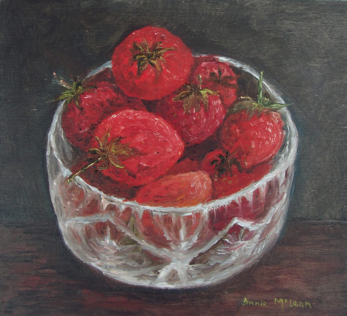First Pickings - Strawberries by Annie McLean  Image: FIRST PICKINGS - STRAWBERRIES by Annie McLean