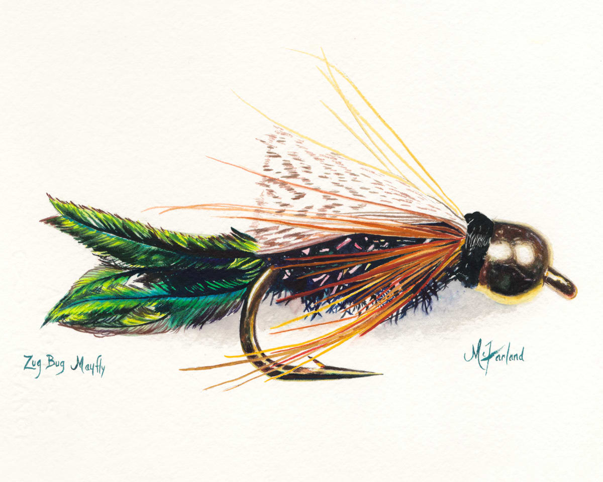 Zug Bug Mayfly - Prints Available by Monique McFarland 
