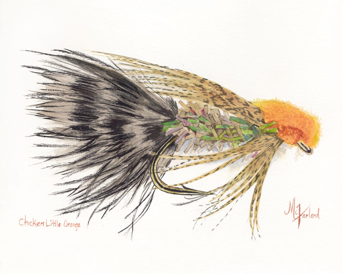 Chicken Little Orange - Prints Available 