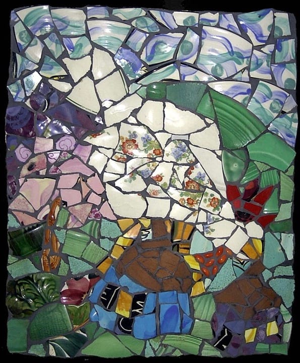 Chicken on a Windy Day 