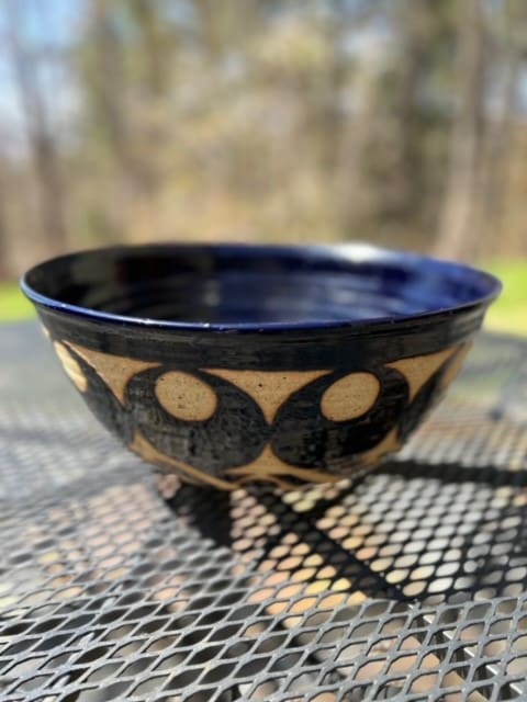 Handthrown stoneware bowl by Bette Ann Libby 