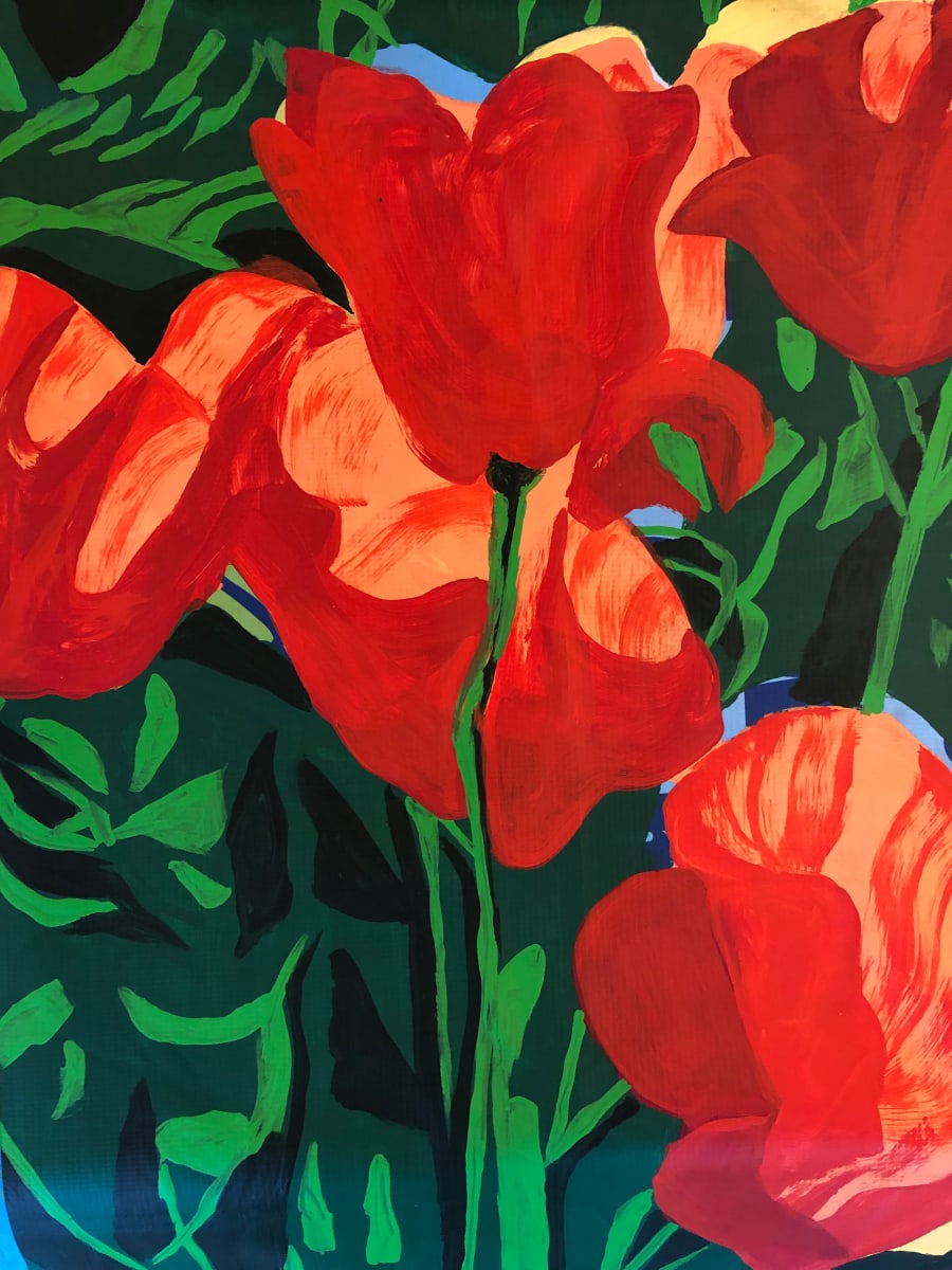 Poppies by Bette Ann Libby  Image: 2 sided