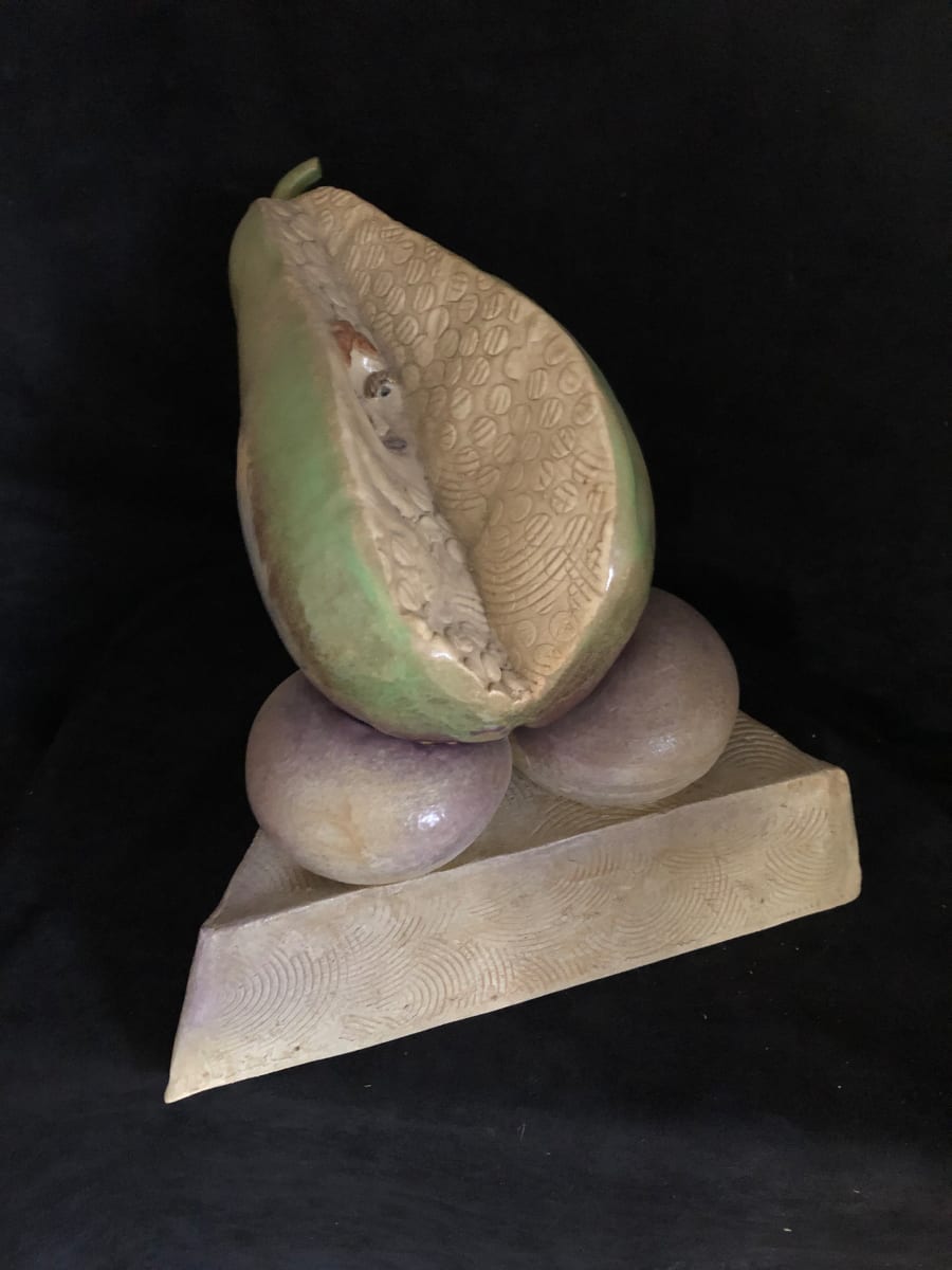 Reclining Pear by Bette Ann Libby, Image 2.