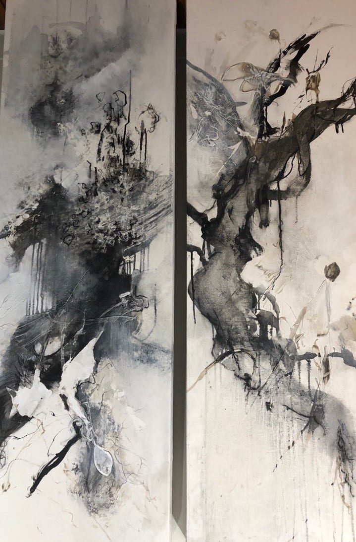 Riverbank Meditation by Ellen Hathaway 