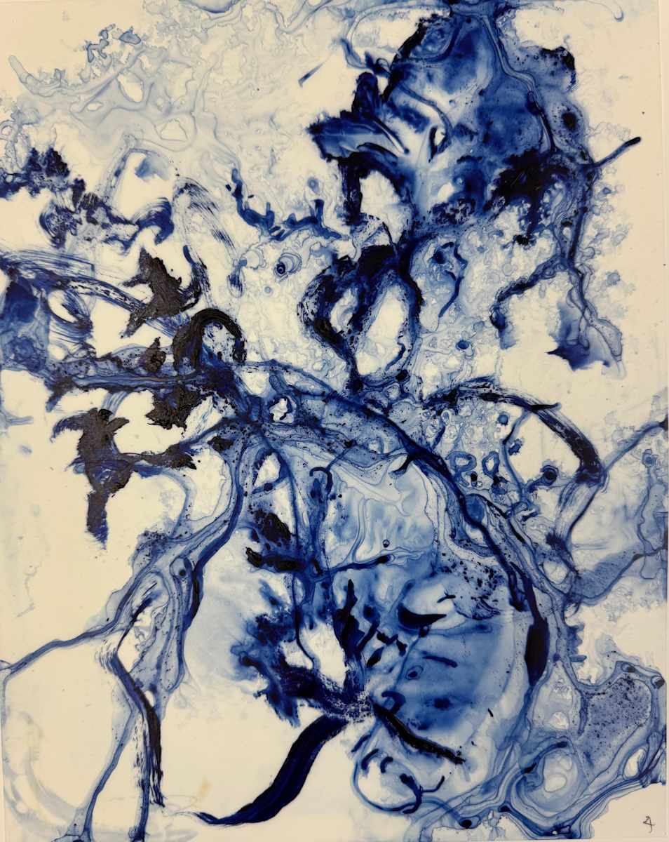 What Is It To You? by Ellen Hathaway  Image: "...in the morning there was a layer of dew. When the dew was gone, think flakes like frost on the ground appeared on the desert floor." Exodus 16:13,14 