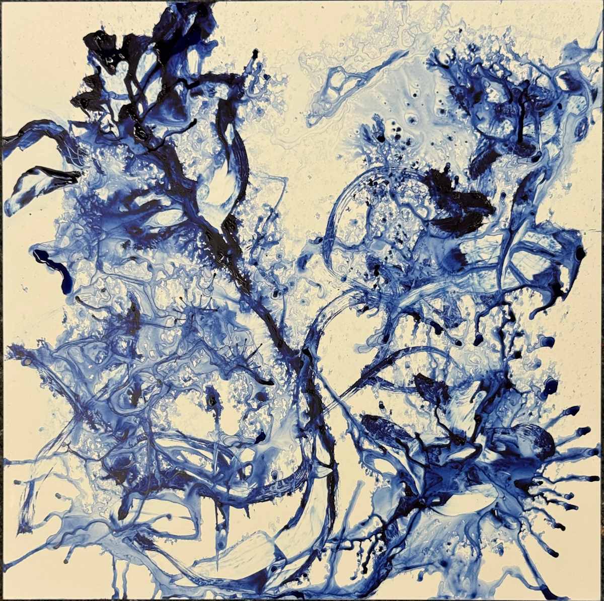 Painted Wings (In Indigo) by Ellen Hathaway 