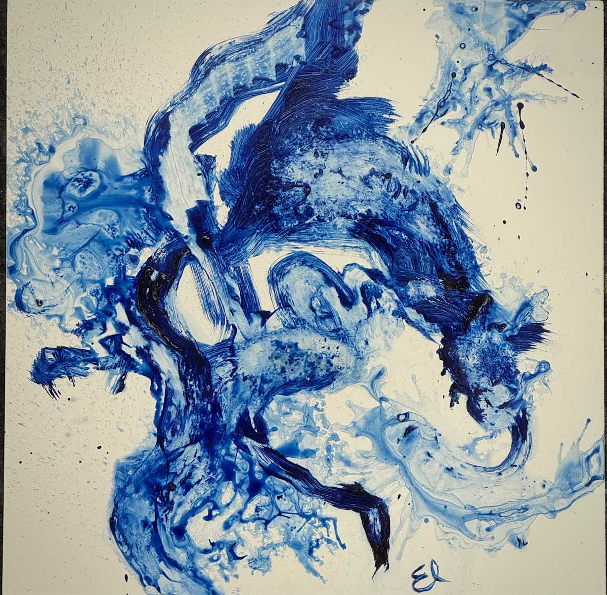 Soul Song (In Anthraquinone Blue) by Ellen Hathaway 