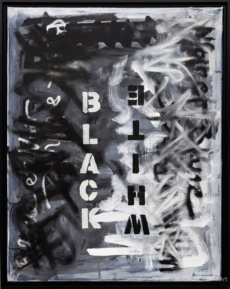 Black is White, White is Black by Dominick Tascher Art 