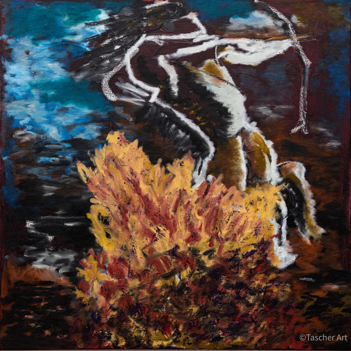 Sign of Fire by Tascher Art Studio 