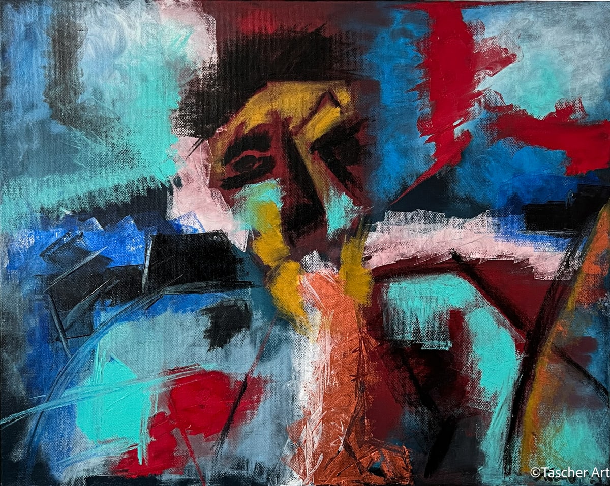 The Saxophonist by Tascher Art Studio 