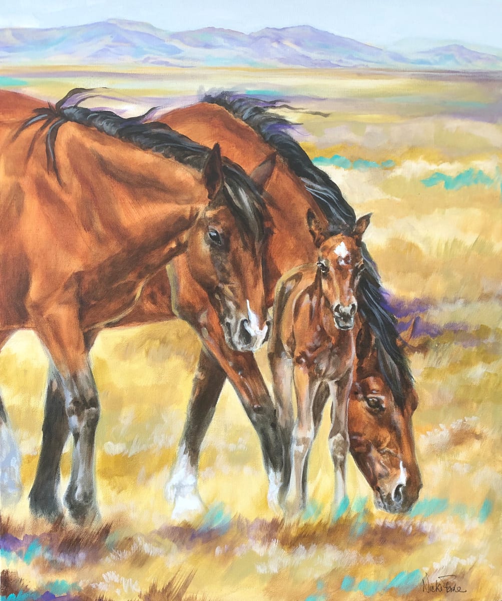 Belonging - Family by Nicki Forde-Ficocelli  Image: 20x24 Acrylic on gallery wrapped canvas