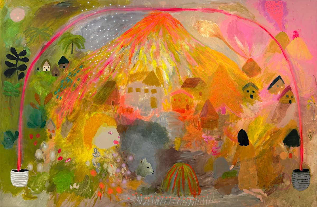 Volcano town by Michael McGrath 