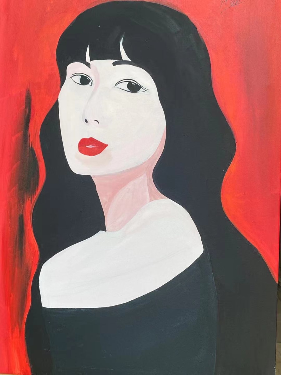 Woman in Black by Art II, Image 1.