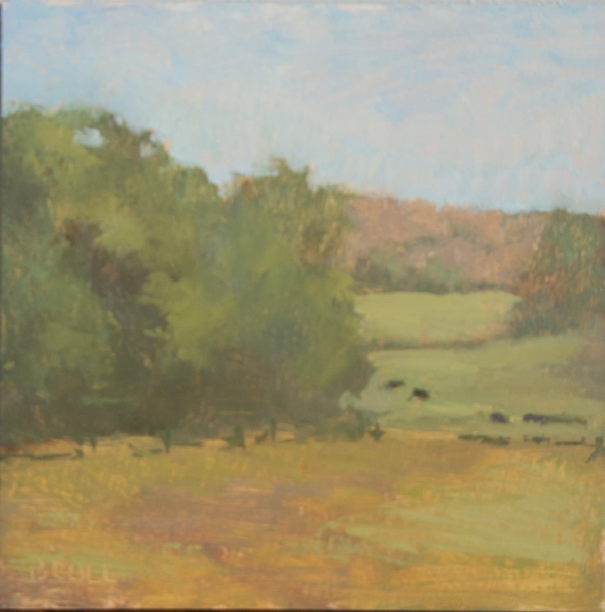 Just Around The Bend Plein Air by Beth Cole 