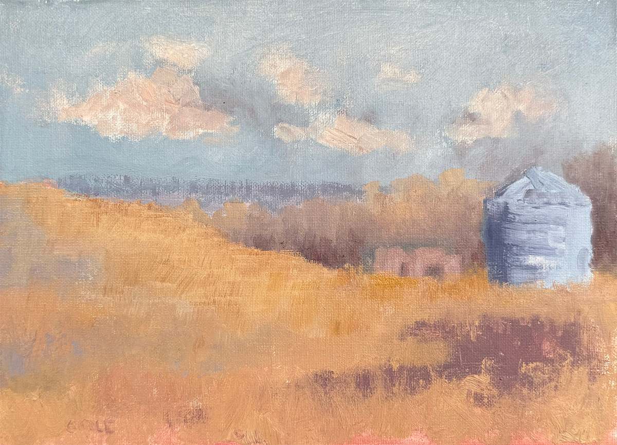 Stormy Morning Plein Air by Beth Cole 
