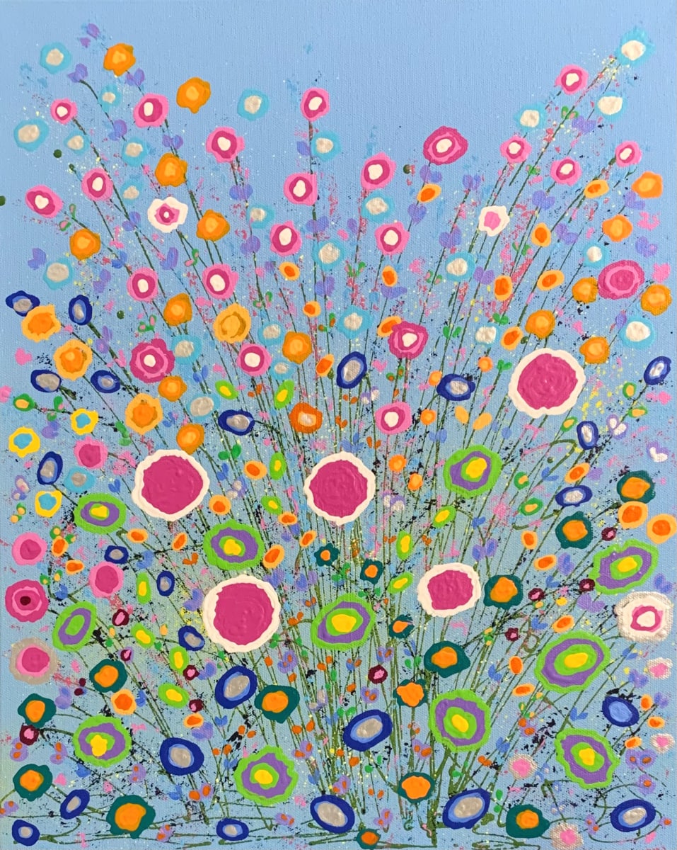 Bubbling With Beauty  Image: Fun, Happy Bubble Art by Dorothea Sandra