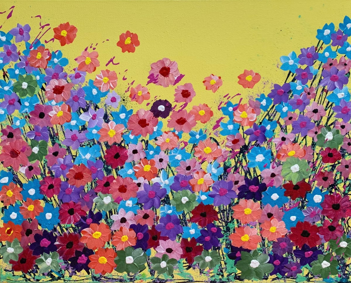 Flowers Singing  Image: Contemporary Impressionism