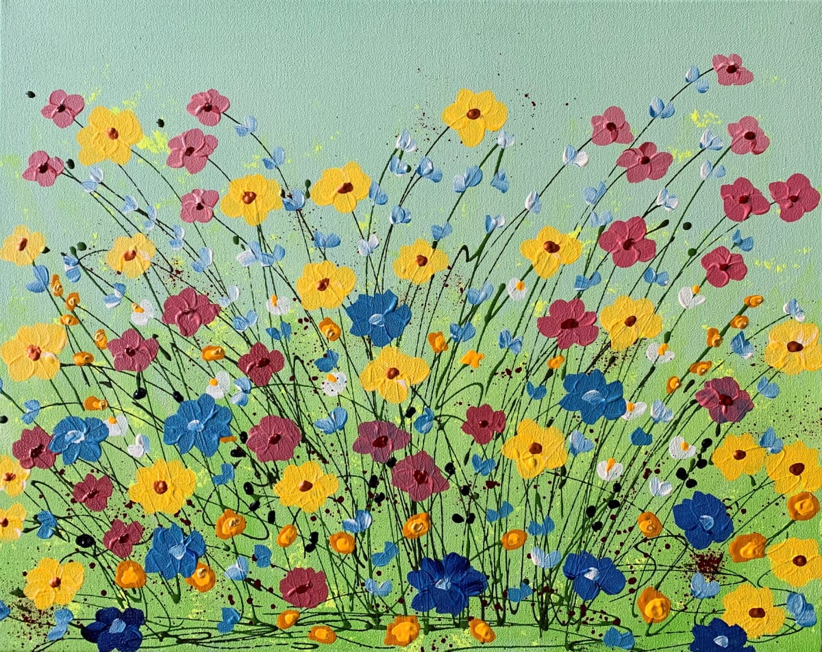 Yellow Garden Beauties Again  Image: Art With Love, Art With Beauty, Art With Power To Make You Smile!
