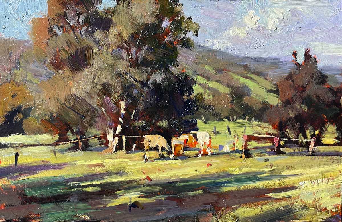 Country Scenery by Leon Holmes 