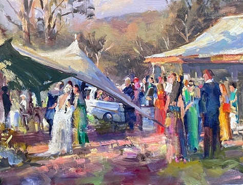 The Wedding Reception by Leon Holmes 