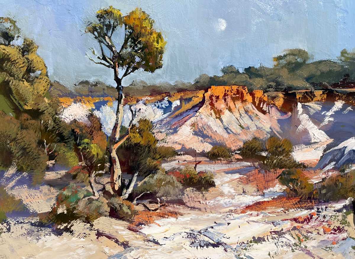 Breakaway Moonrise by Leon Holmes 