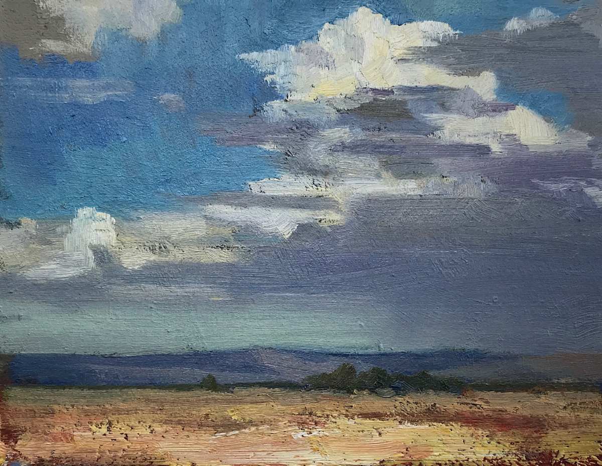Cumulus Study by Leon Holmes, Image 1.