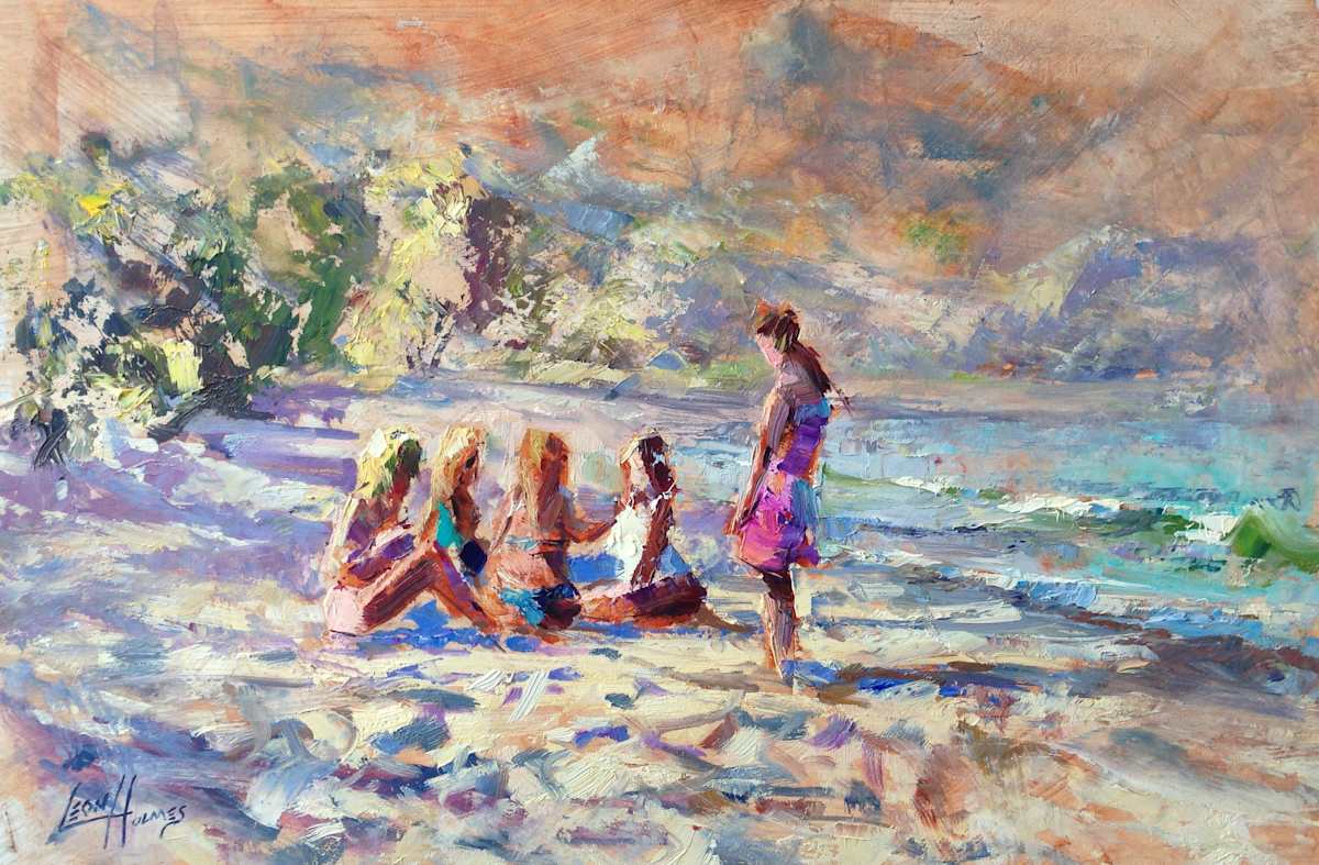 Beach Party by Leon Holmes 