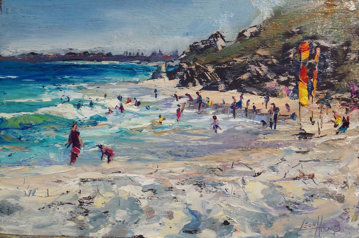 Between The Flags by Leon Holmes 