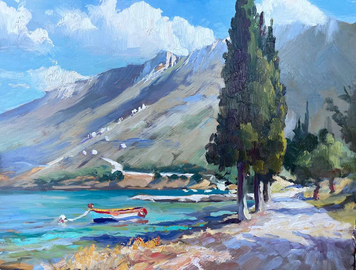 The Secluded Bay by Leon Holmes 