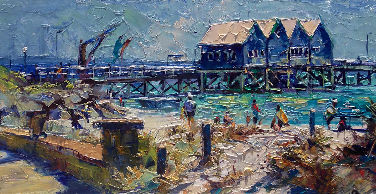 Busselton Jetty by Leon Holmes 