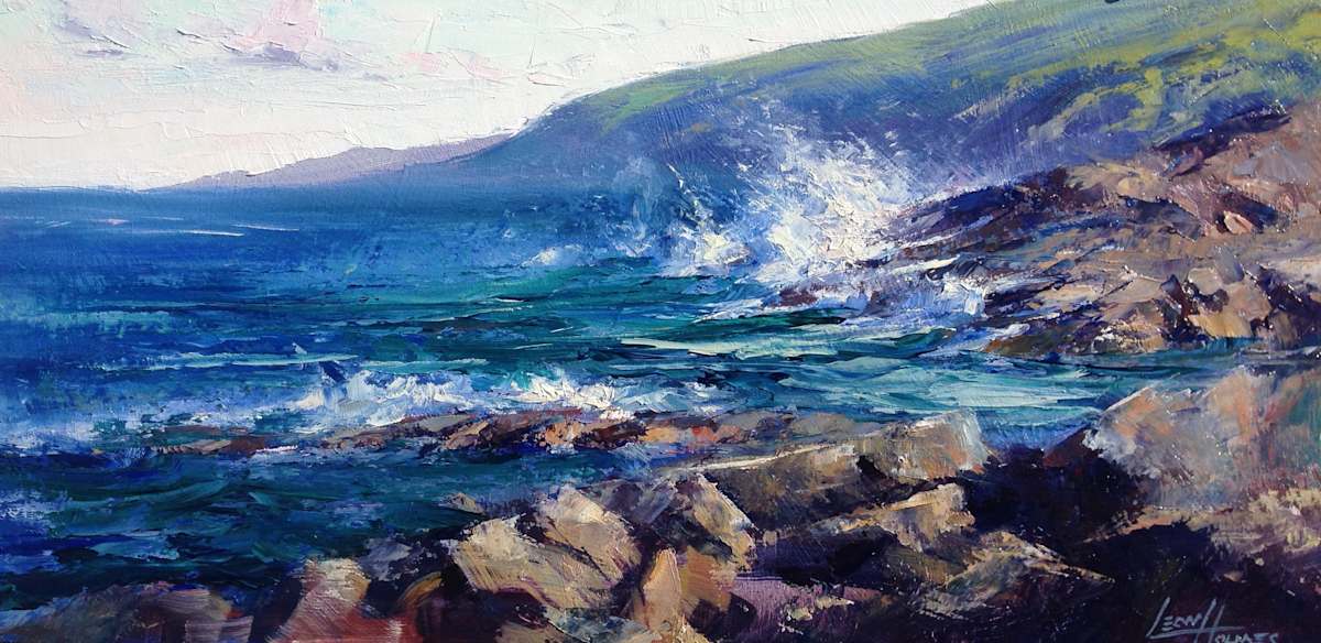 Looking North Over Cape Leeuwin by Leon Holmes 