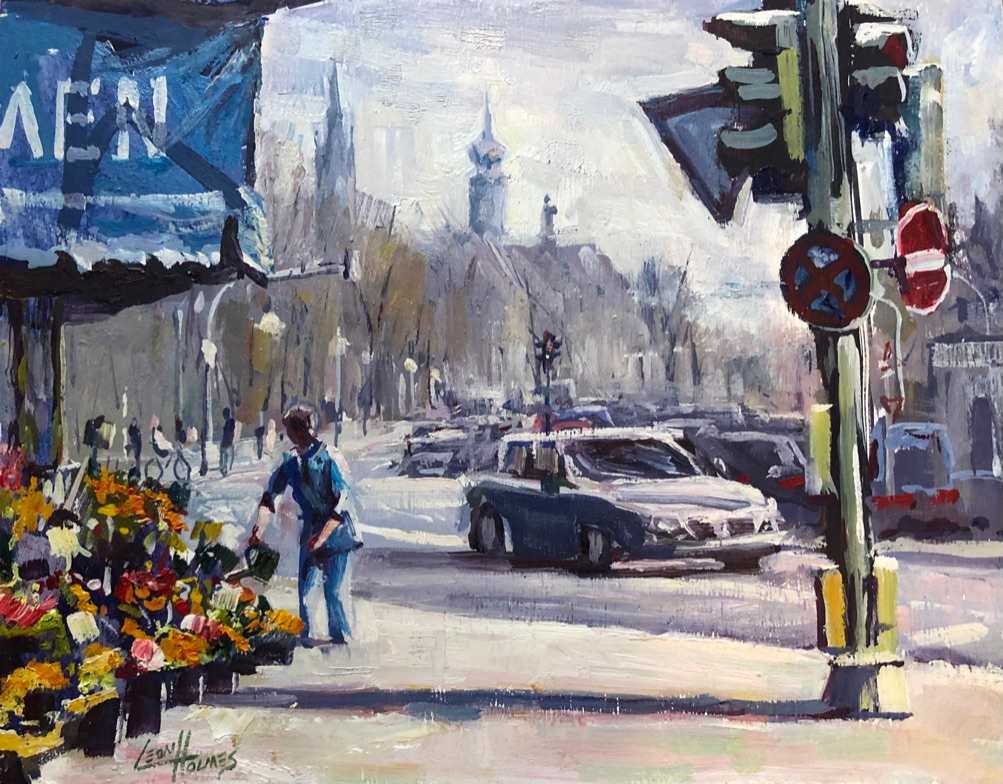 A  Little Watering by Leon Holmes 