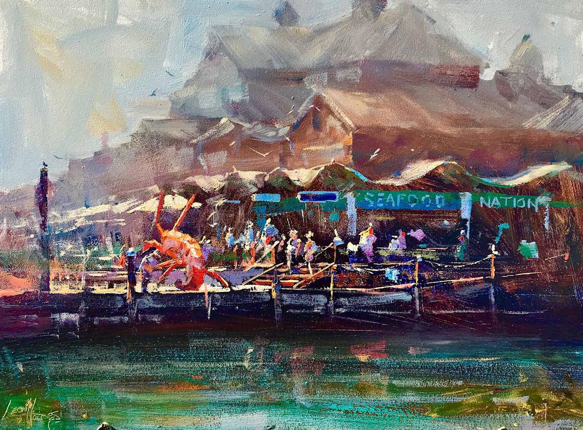 Lobster For Lunch by Leon Holmes 