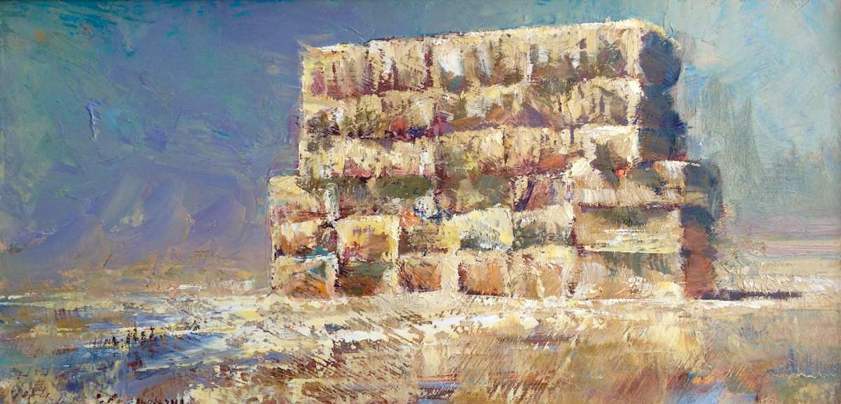 Hay Stack Study by Leon Holmes 