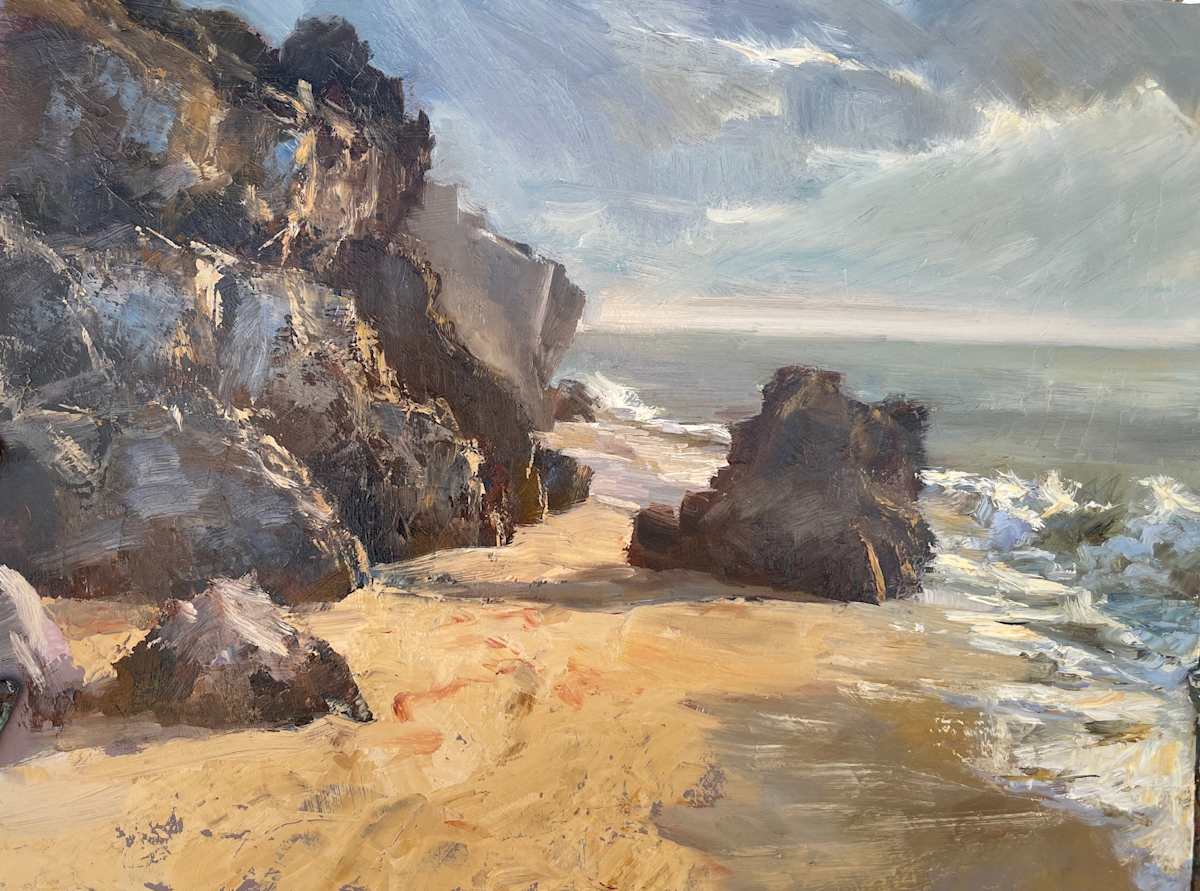 Seascapes' End by Leon Holmes 