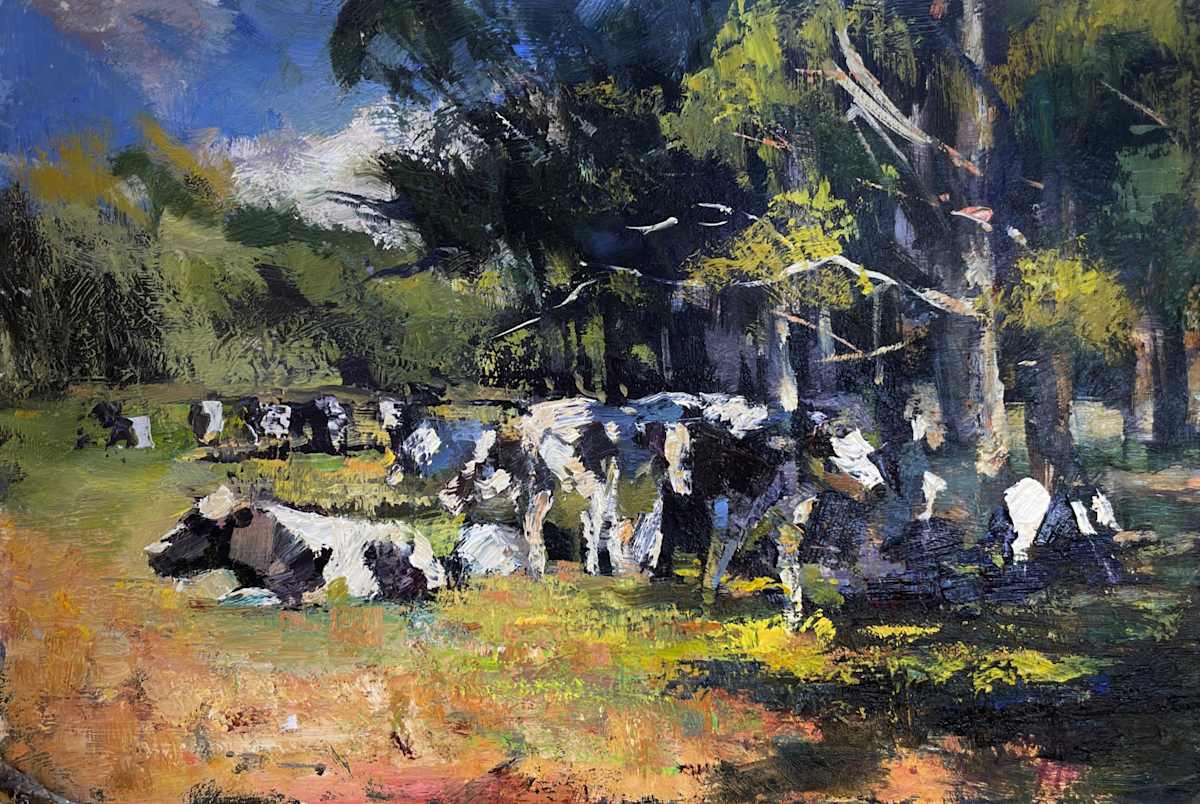 Meeting Of The Moo Moo"s by Leon Holmes 