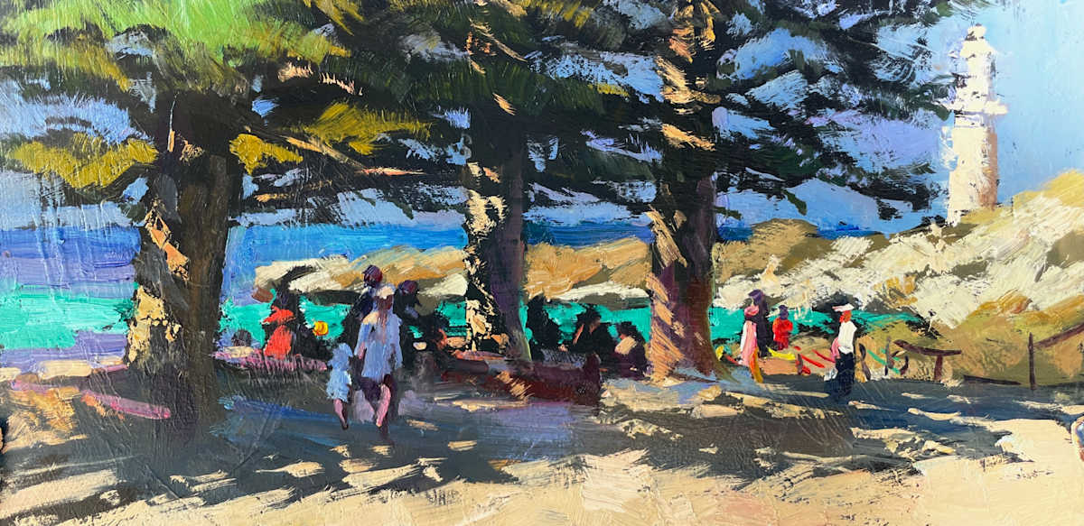 Basin Pines by Leon Holmes 